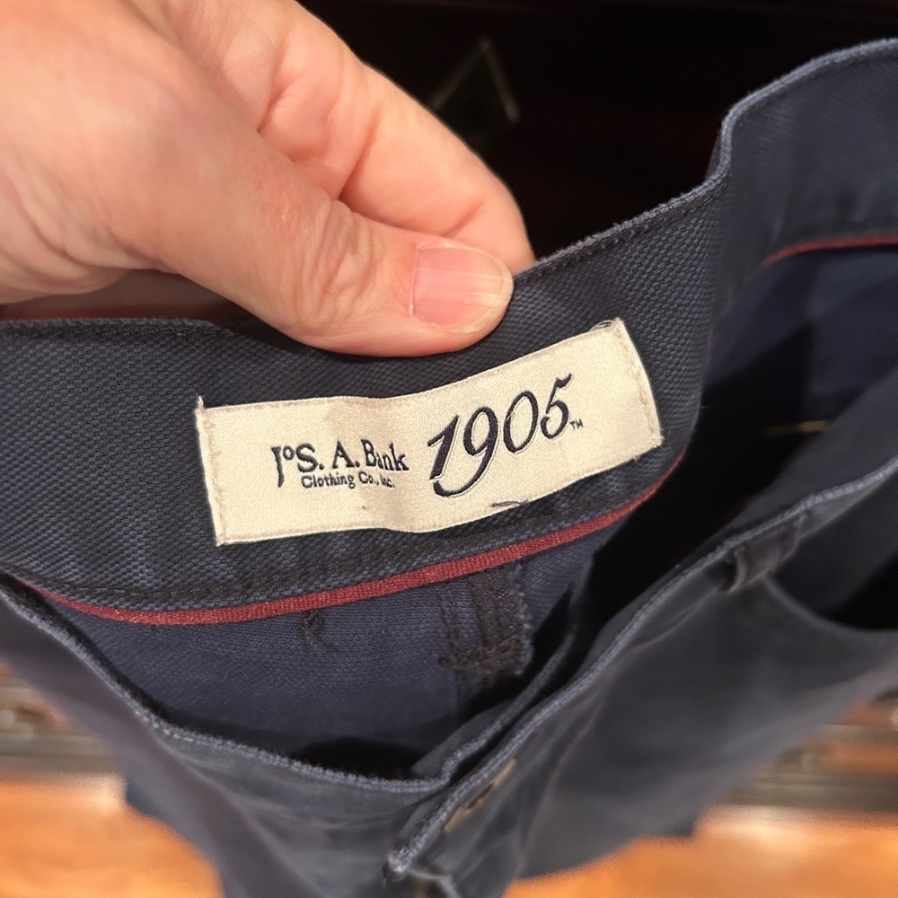 Jos. A. Bank Navy Chinos - Picture 4 of 4
